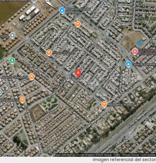 Vista satelital referencial