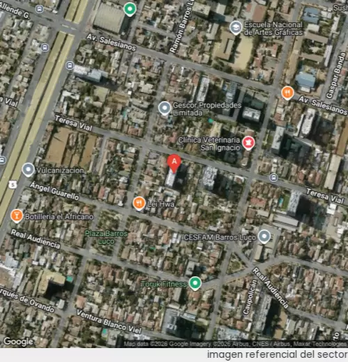Vista satelital referencial