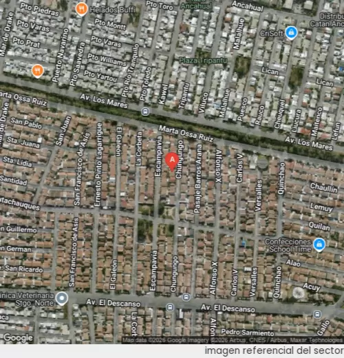 Vista satelital referencial