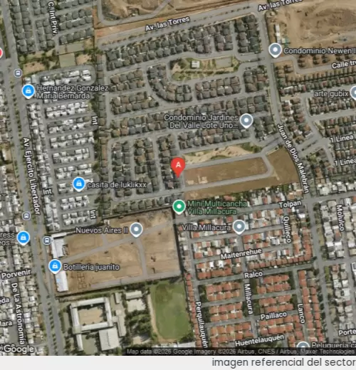 Vista satelital referencial