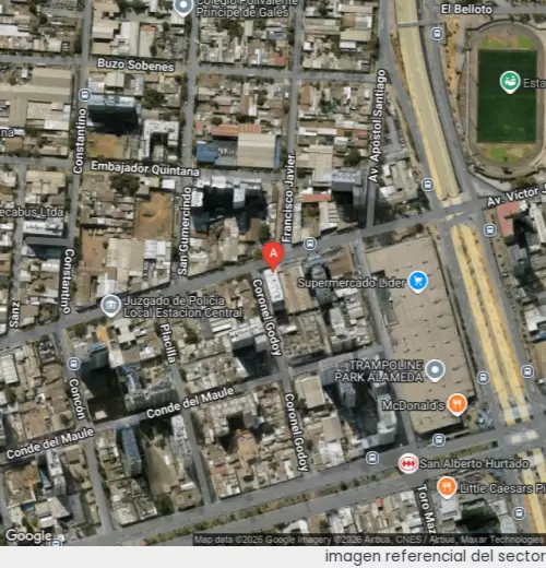 Vista satelital referencial