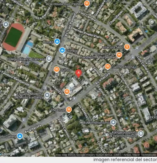 Vista satelital referencial