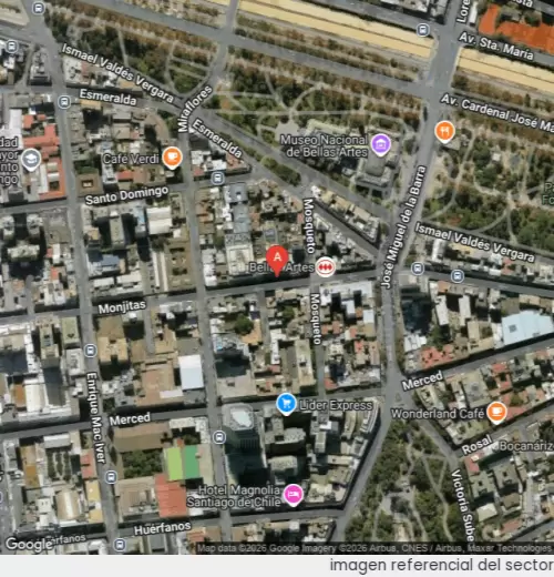 Vista satelital referencial