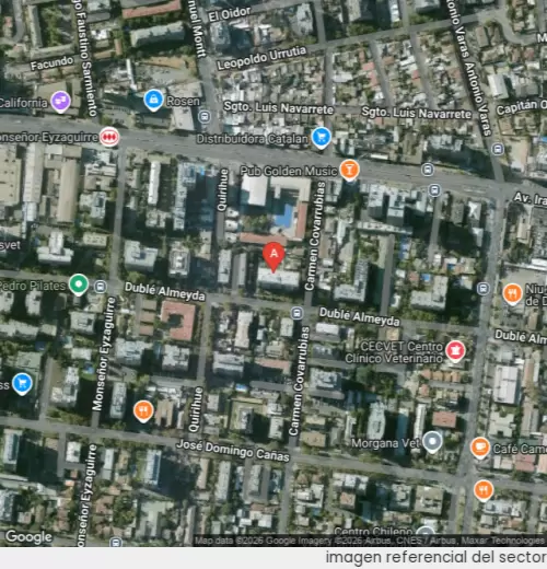 Vista satelital referencial