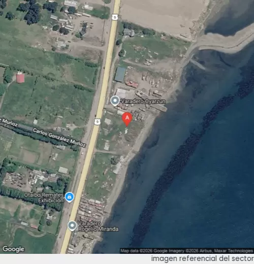 Vista satelital referencial