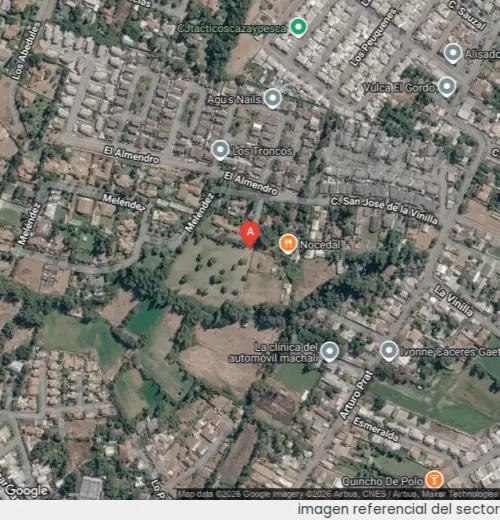 Vista satelital referencial
