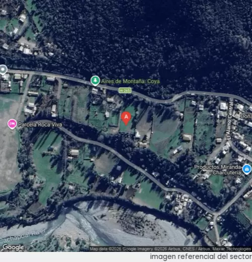 Vista satelital referencial