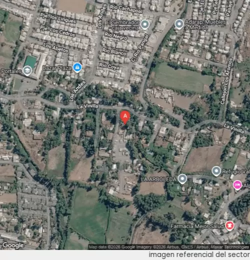 Vista satelital referencial