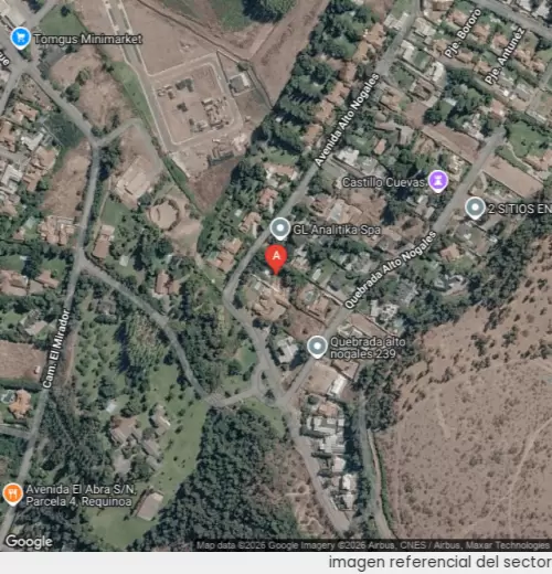 Vista satelital referencial