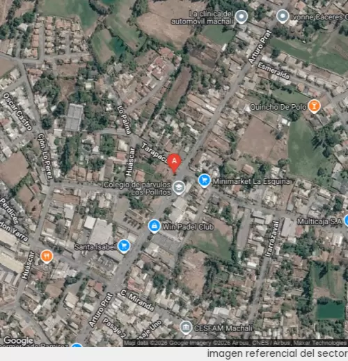 Vista satelital referencial