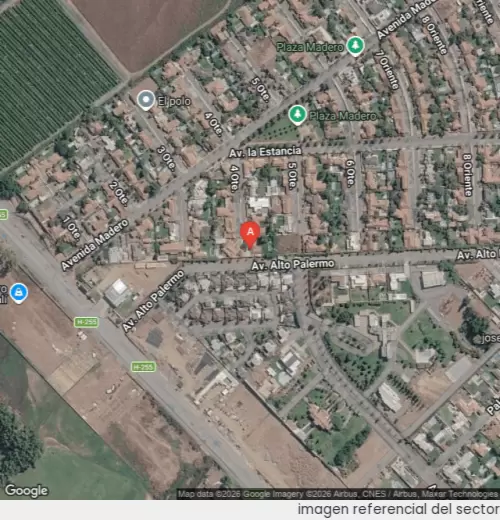 Vista satelital referencial