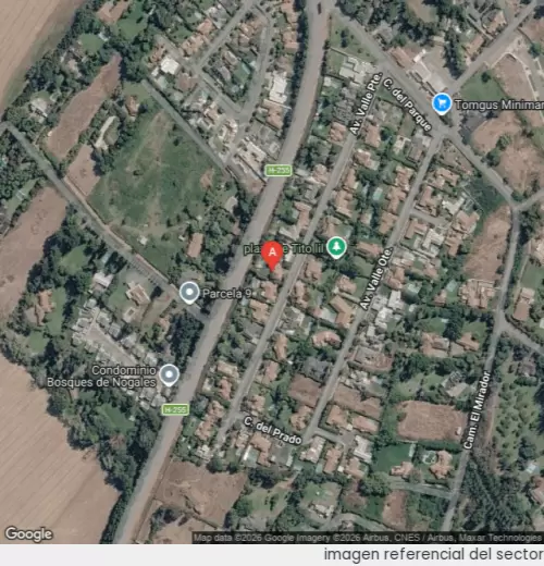 Vista satelital referencial