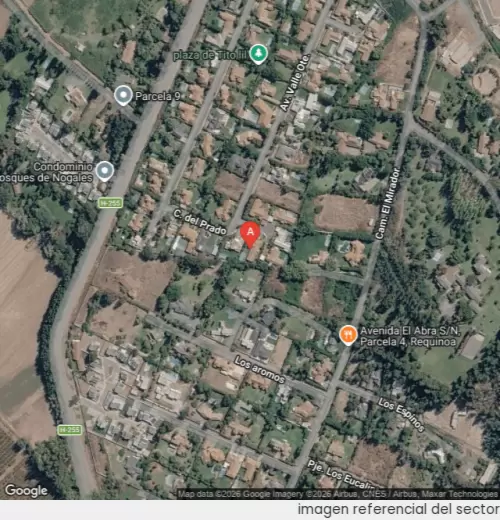 Vista satelital referencial