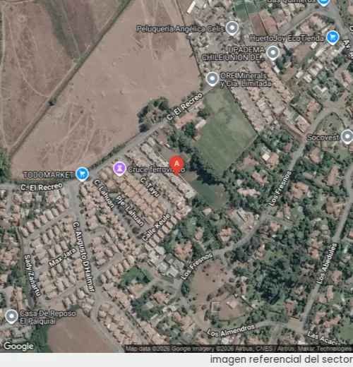 Vista satelital referencial