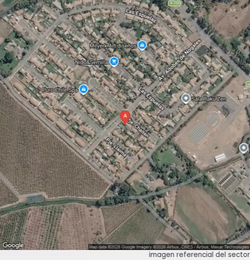 Vista satelital referencial