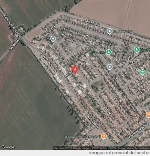 Vista satelital referencial