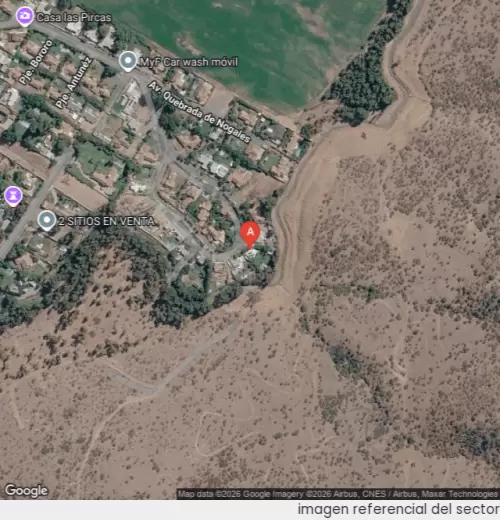 Vista satelital referencial