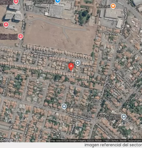 Vista satelital referencial