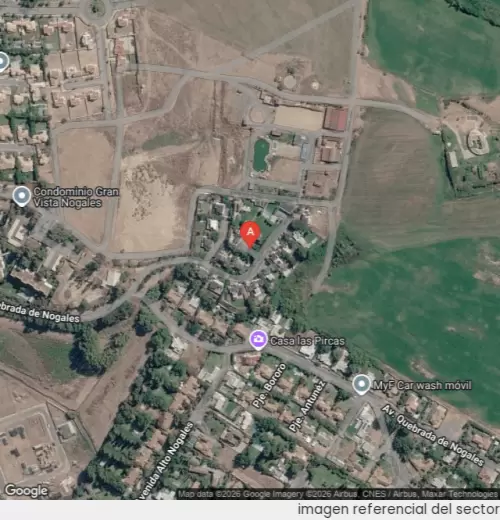 Vista satelital referencial