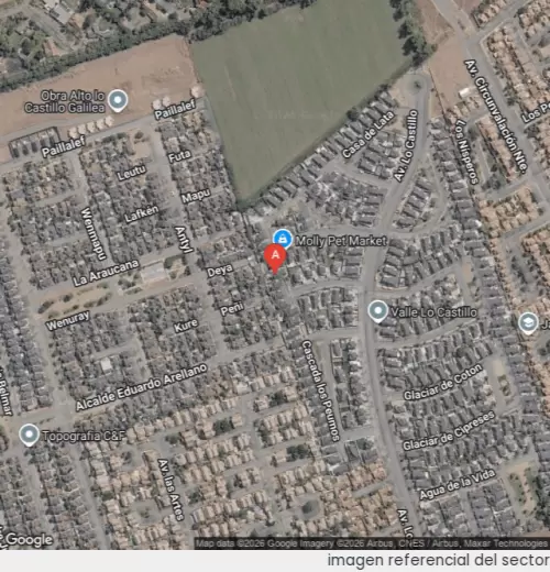Vista satelital referencial