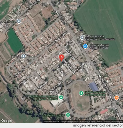 Vista satelital referencial