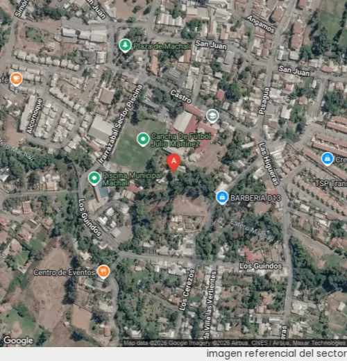 Vista satelital referencial