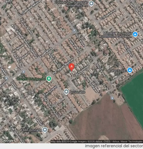 Vista satelital referencial