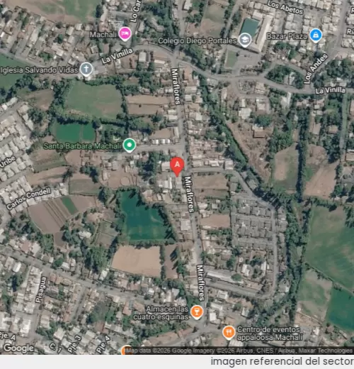 Vista satelital referencial