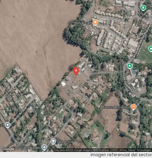Vista satelital referencial