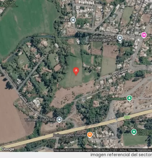 Vista satelital referencial