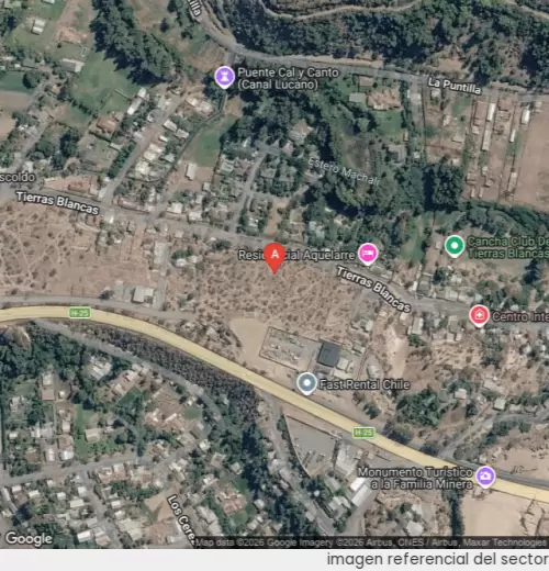 Vista satelital referencial