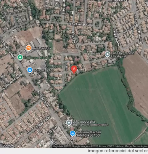 Vista satelital referencial
