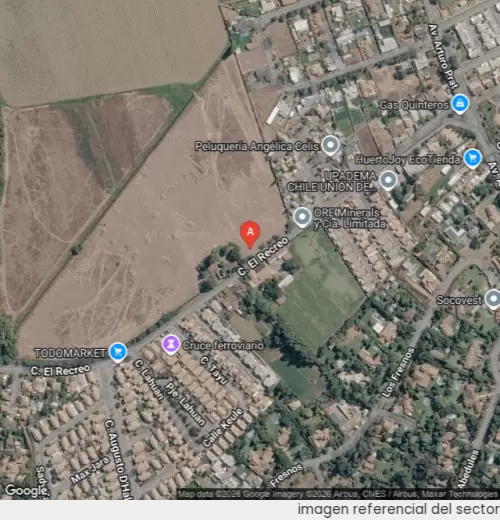 Vista satelital referencial