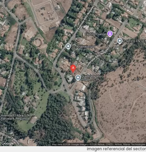 Vista satelital referencial