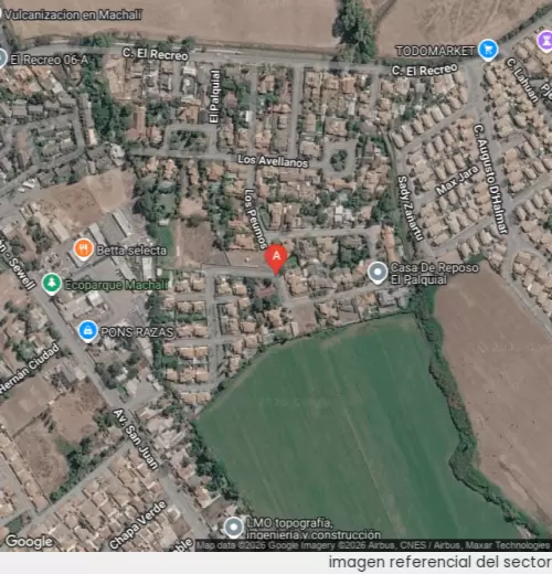 Vista satelital referencial