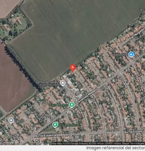 Vista satelital referencial