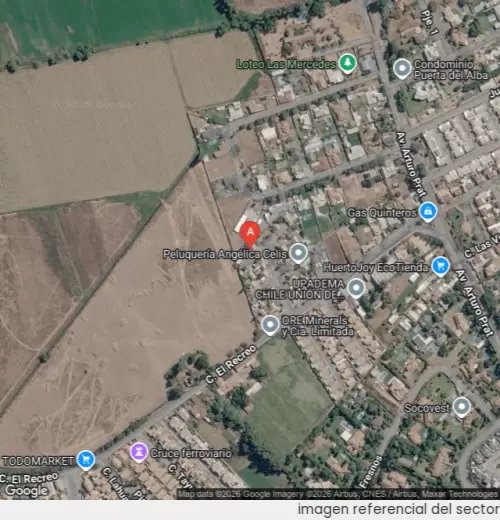 Vista satelital referencial
