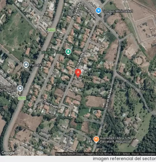 Vista satelital referencial