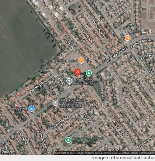 Vista satelital referencial