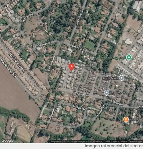 Vista satelital referencial