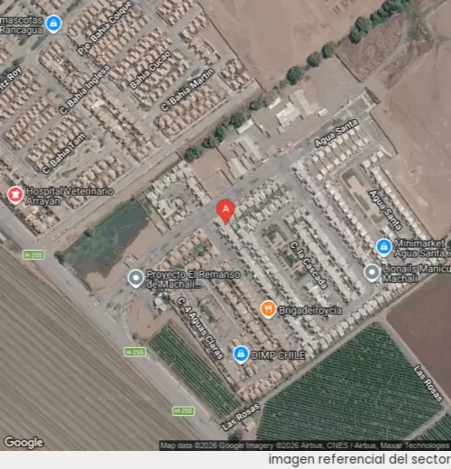 Vista satelital referencial