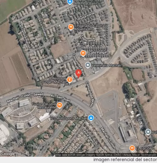 Vista satelital referencial