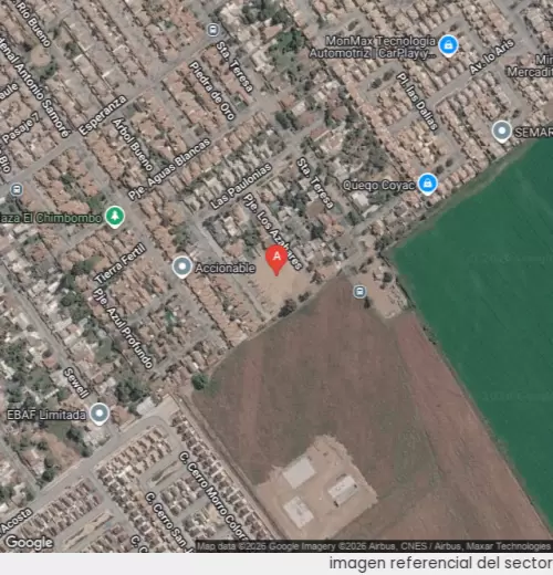 Vista satelital referencial