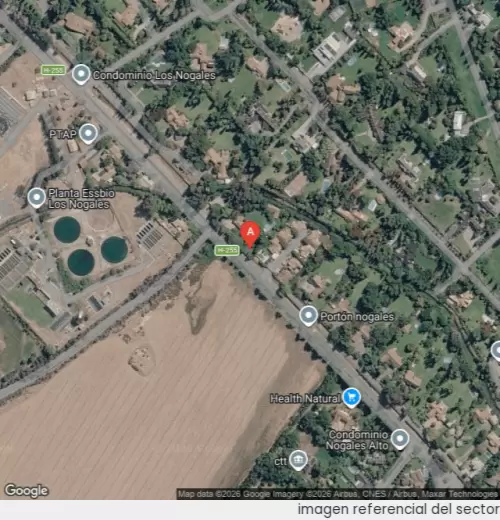 Vista satelital referencial