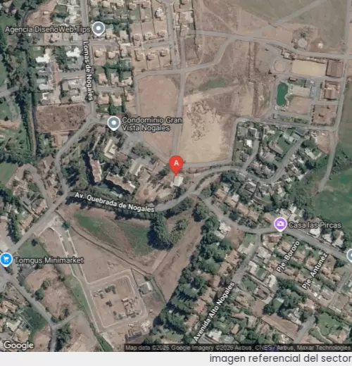 Vista satelital referencial