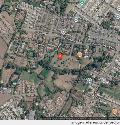 Vista satelital referencial