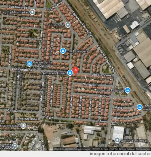 Vista satelital referencial