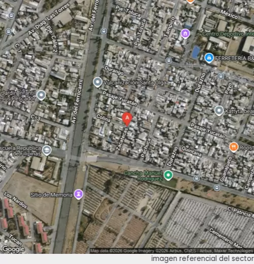 Vista satelital referencial