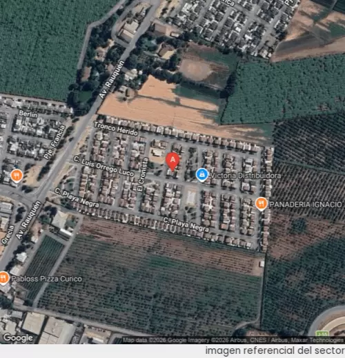 Vista satelital referencial