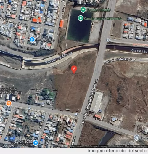 Vista satelital referencial